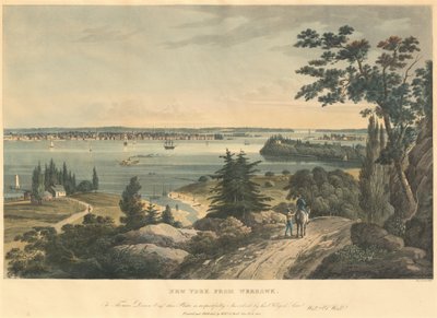New York da Weehawk da John Hill. after William Guy Wall