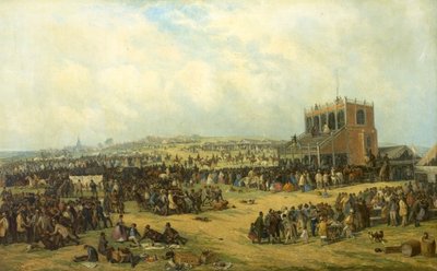 Prima della corsa (Corse di Nottingham), 1865 da John Holland