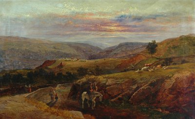 Valle di Burnley da Crofts Stone, 1870 da John Holland