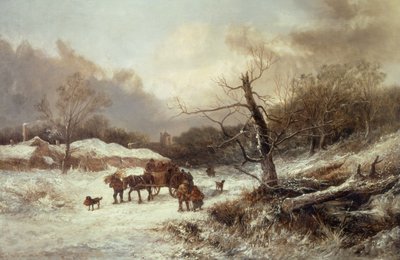 Inverno ai confini della foresta di Sherwood da John Holland