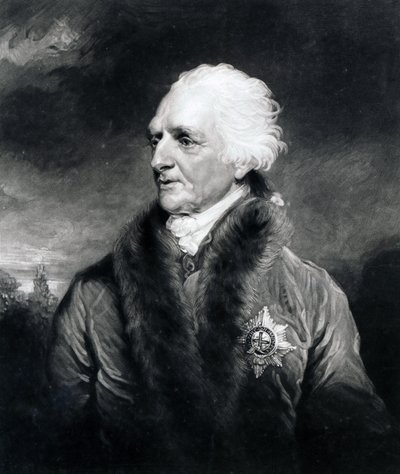 Augustus Henry Fitzroy, 3° Duca di Grafton, inciso da C. Turner da John Hoppner