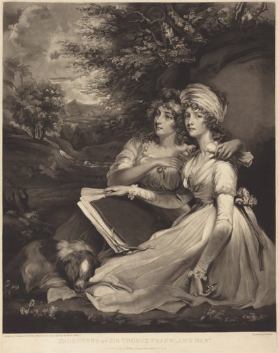 Figlie di Sir Thomas Frankland, baronetto (Le sorelle) da John Hoppner