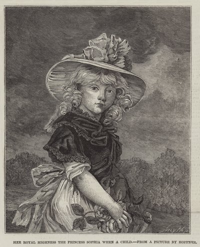 Sua Altezza Reale la Principessa Sofia da bambina da John Hoppner