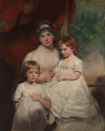 Mrs. John Garden Ann Garden, 1769-1842 e i suoi figli..., 1796 o 1797 da John Hoppner