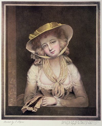 Ritratto di Sophia Western, inciso da J.R. Smith, XVIII secolo da John Hoppner