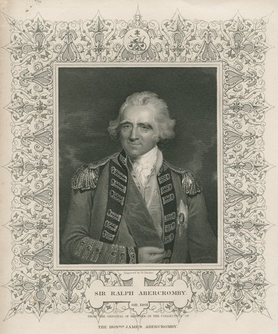 Sir Ralph Abercromby, illustrazione da 