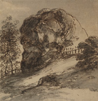 Studio di una roccia massiccia da John Hoppner