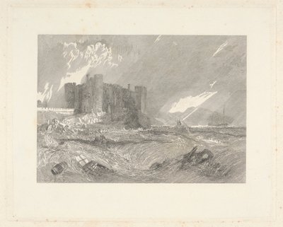 Castello di Laugharne, Caermarthenshire da John Horsburgh