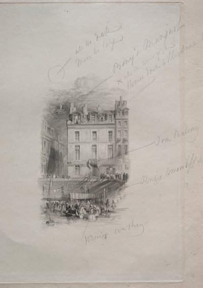 Alloggio di Napoleone, Quai Conti da John Horsburgh