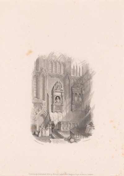 Monumento di Shakespeare alla Chiesa di Stratford upon Avon da John Horsburgh