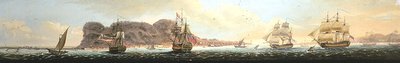 Navi al largo di Gibilterra da John Houlditch