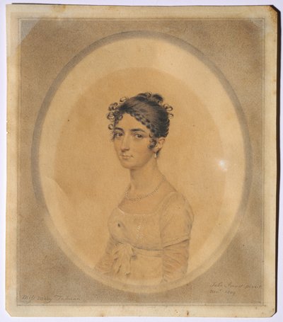 Ritratto di Miss Mary Tadman, 1809 da John I. smart