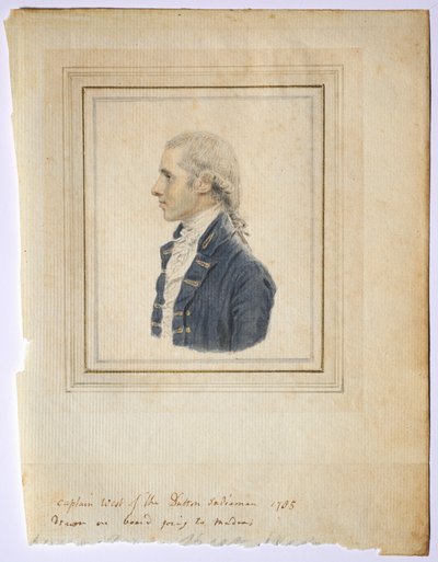 Ritratto di Sir Captain West della Dutton Indiaman da John I Smart