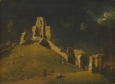Castello di Corfe, Dorset da John Inigo Richards RA
