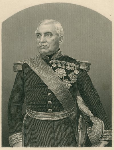 Aimable Jean Jacques Pelissier (1794-1864) Duca di Malakof da John Jabez Edwin Paisley Mayall