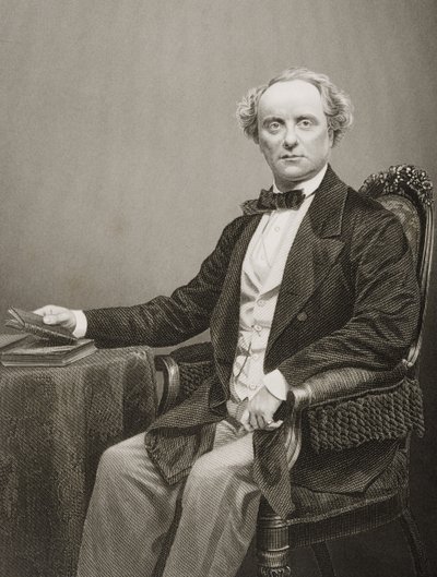 Charles John Kean, inciso da D.J. Pound da una fotografia, da 