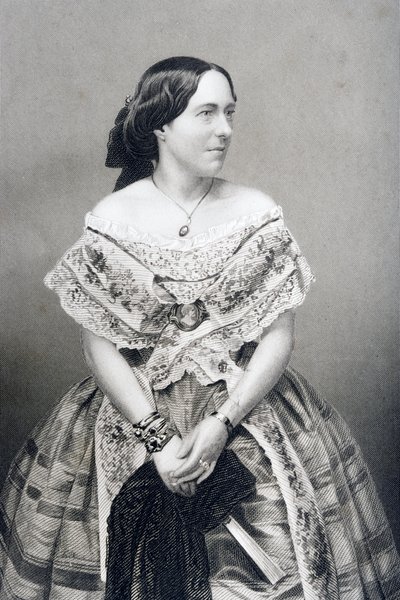 Clara Novello, inciso da D.J. Pound da una fotografia, da 