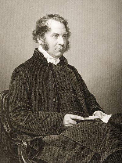 Henry Montagu Villiers (1813-61) inciso da D.J. Pound da una fotografia, da 