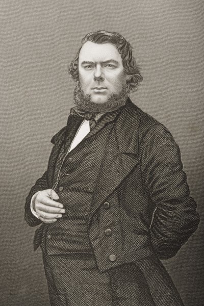 Hugh Stowell Brown (1823-86) inciso da D.J. Pound da una fotografia, da 