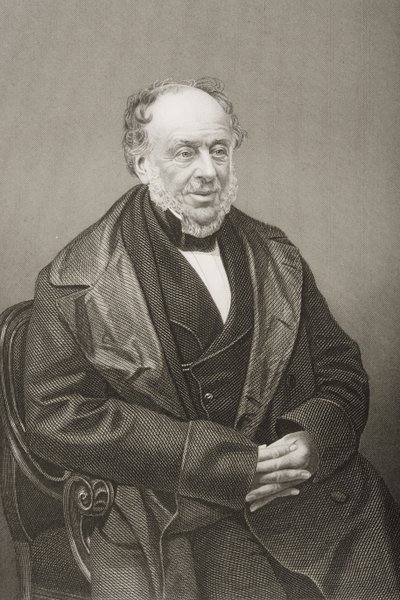 James Brownlow William Gascoigne-Cecil, inciso da D.J. Pound da una fotografia, da The Drawing-Room of Eminent Personages, Volume 2, pubblicato a Londra, 1860 da John Jabez Edwin Paisley Mayall