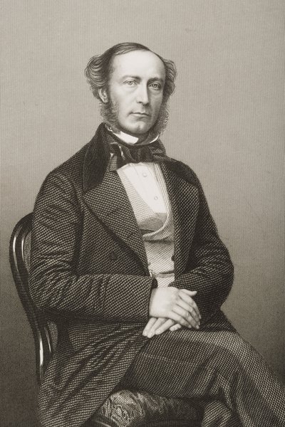 John Walter (1818-94) inciso da D.J. Pound da una fotografia, da 