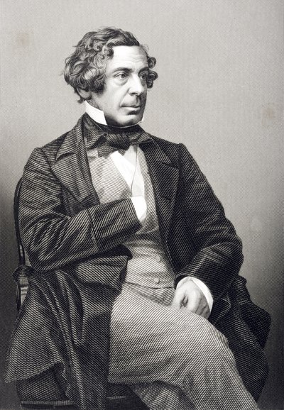 Samuel Warren (1807-77) inciso da D.J. Pound da una fotografia, da 