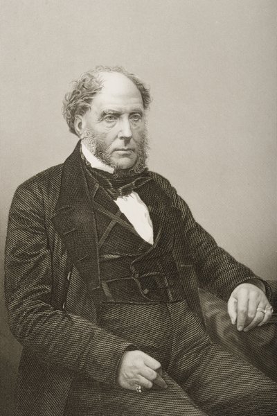 Sir Archibald Alison (1792-1867) inciso da D.J. Pound da una fotografia, da 