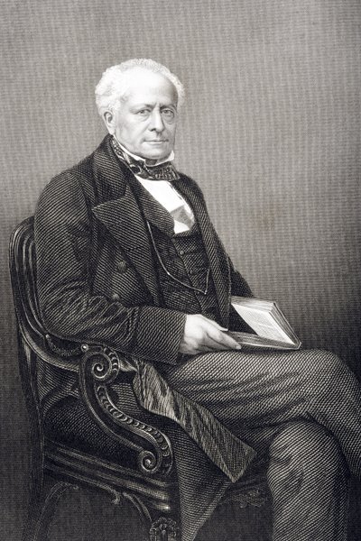 Sir Fitzroy Kelly (1796-1880) inciso da D.J. Pound da una fotografia, da 