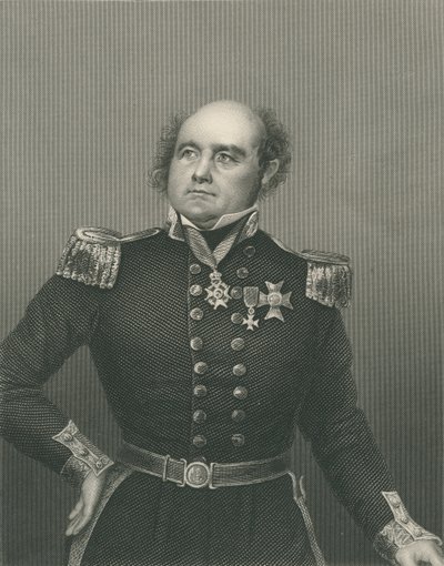 Sir John Franklin inciso da D.J. Pound da una fotografia, da 