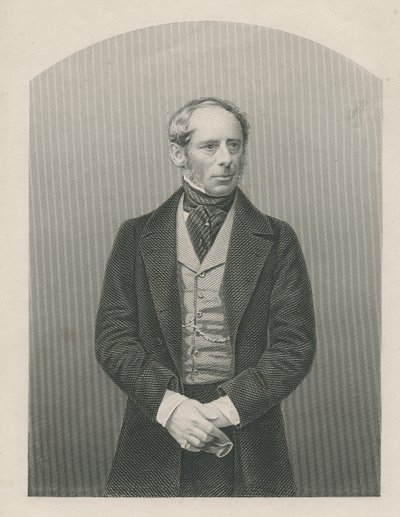 Sir John Somerset Pakington inciso da D.J. Pound da una fotografia, da 