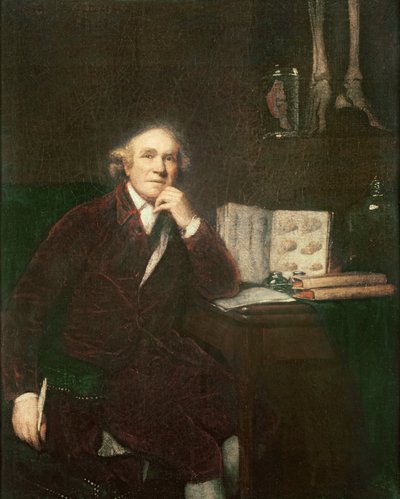 Ritratto di John Hunter (1728-1793) dopo Sir Joshua Reynolds (1723-92) 1813 da John Jackson