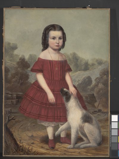 Ritratto di Alice Lyons, circa 1855 da John Jacob Hegler