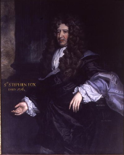 Sir Stephen Fox, Paymaster General da John James Bakker