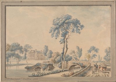 Veduta di Lucan House da John James Barralet