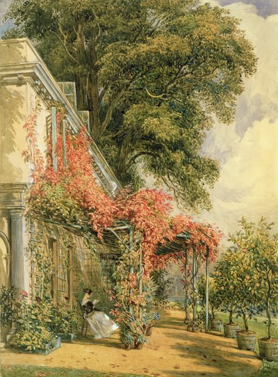 Facciata del giardino della casa del signor Robert Vernon a Twickenham da John James Chalon
