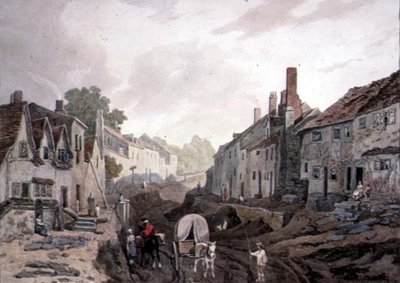 Scena di strada, Erith, Kent da John James Chalon