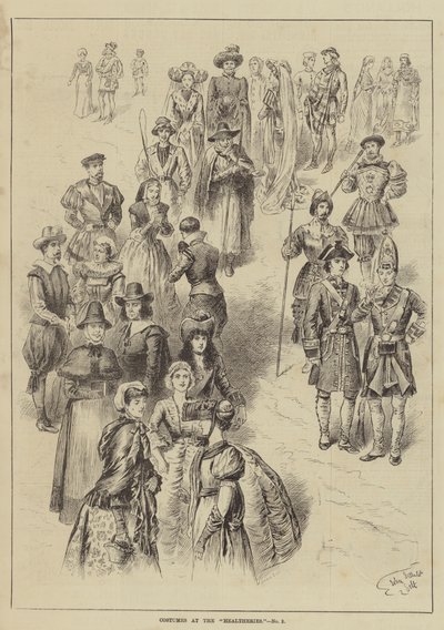 Costumi alle Healtheries da John Jellicoe