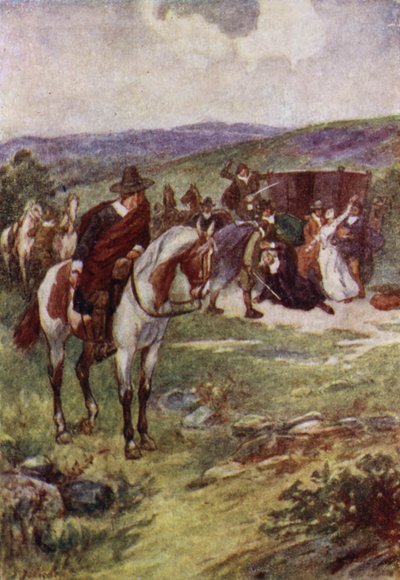 Omicidio di James Sharp, Arcivescovo di St Andrews da parte dei Covenanters militanti, Magus Muir, Scozia da John Jellicoe