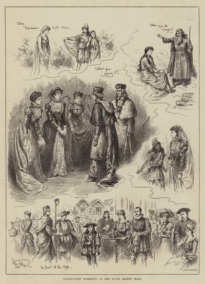 Tableaux shakespeariani alla Royal Albert Hall da John Jellicoe