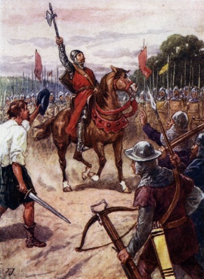 William Wallace alla battaglia di Falkirk, Scozia da John Jellicoe