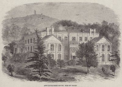 Appuldurcombe House, Isola di Wight da John Jessop Hardwick