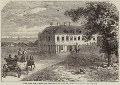 Brook House, Isola di Wight, la residenza del signor Seely, MP, visitata da Garibaldi da John Jessop Hardwick