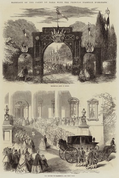 Matrimonio del Conte di Parigi con la Principessa Isabelle d