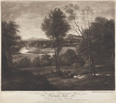 Veduta di Petersham e Twickenham Meadows da Richmond Hill da John Jones