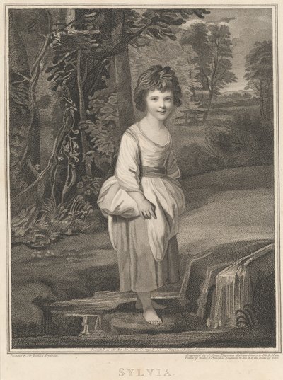 Lady Gertrude Fitzpatrick come Silvia da John Jones
