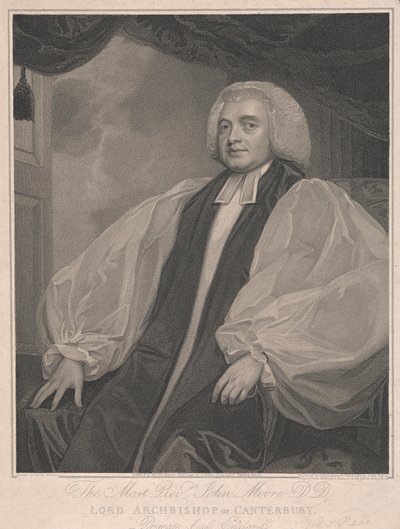 Reverendo John Moore, Arcivescovo di Canterbury da John Jones