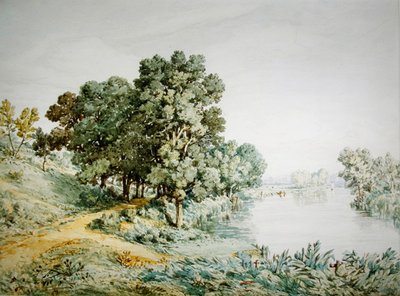 Postwick Grove sul fiume Yare da John Joseph Cotman