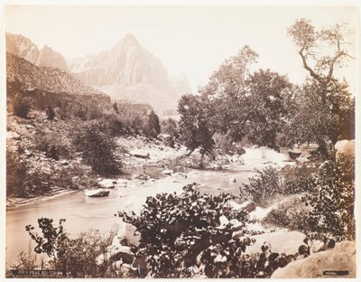 Lion’s Peak, Rio Virgen, Utah da John K. Hillers