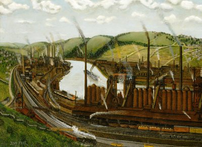 La valle del fiume Monongahela, Pennsylvania da John Kane