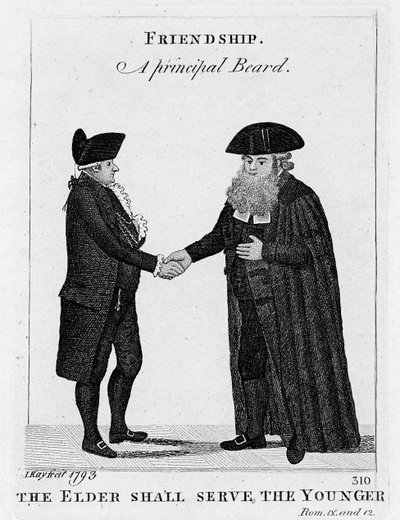 Amicizia - Una barba principale 1793 da John Kay